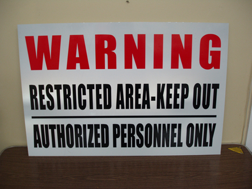 warning sign
